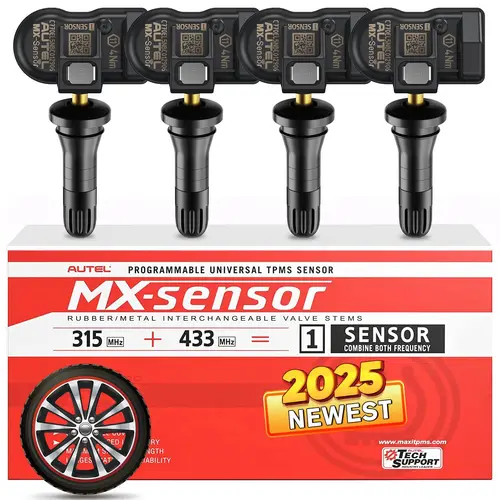 Imagen 1 del producto Sensor Autel TPMS 2 en 1 315MHz 433MHz Sensor MX sistema de supervisión de presión de neumáticos Sensor TPMS clonable programable de nivel OE