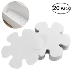 20pcs Non-Slip Bathtub Stickers Safety Bathroom Tubs Showers Treads Adhesive Decals