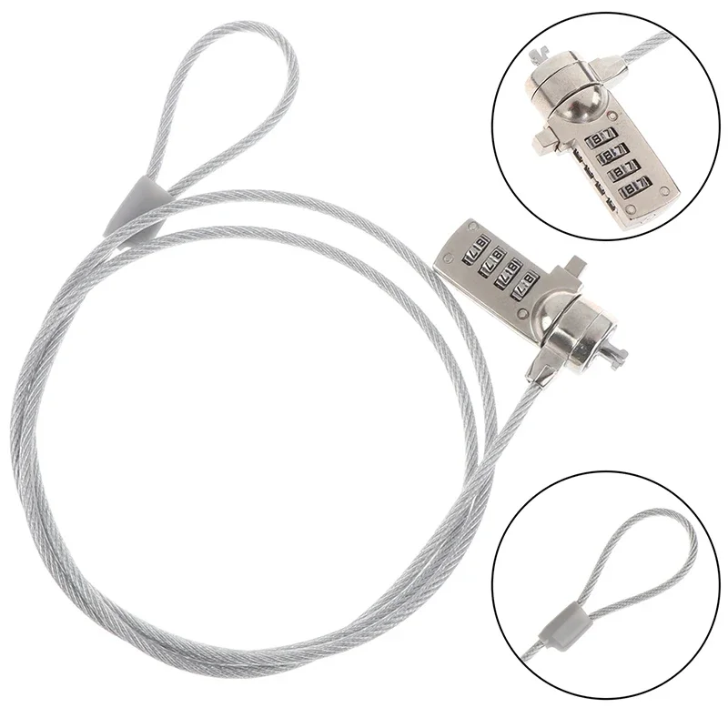 

4 Digit security password computer lock anti-theft chain for notebook pc laptop