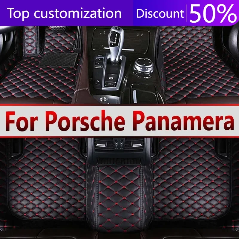 Dywaniki samochodowe podłogowe do Porsche Panamera 970 Podwozie G1 SWB 4 miejsca 2009 ~ 2013 Dywaniki samochodowe zapobiegające zabrudzeniom Akcesoria samochodowe z kierownicą po prawej stronie