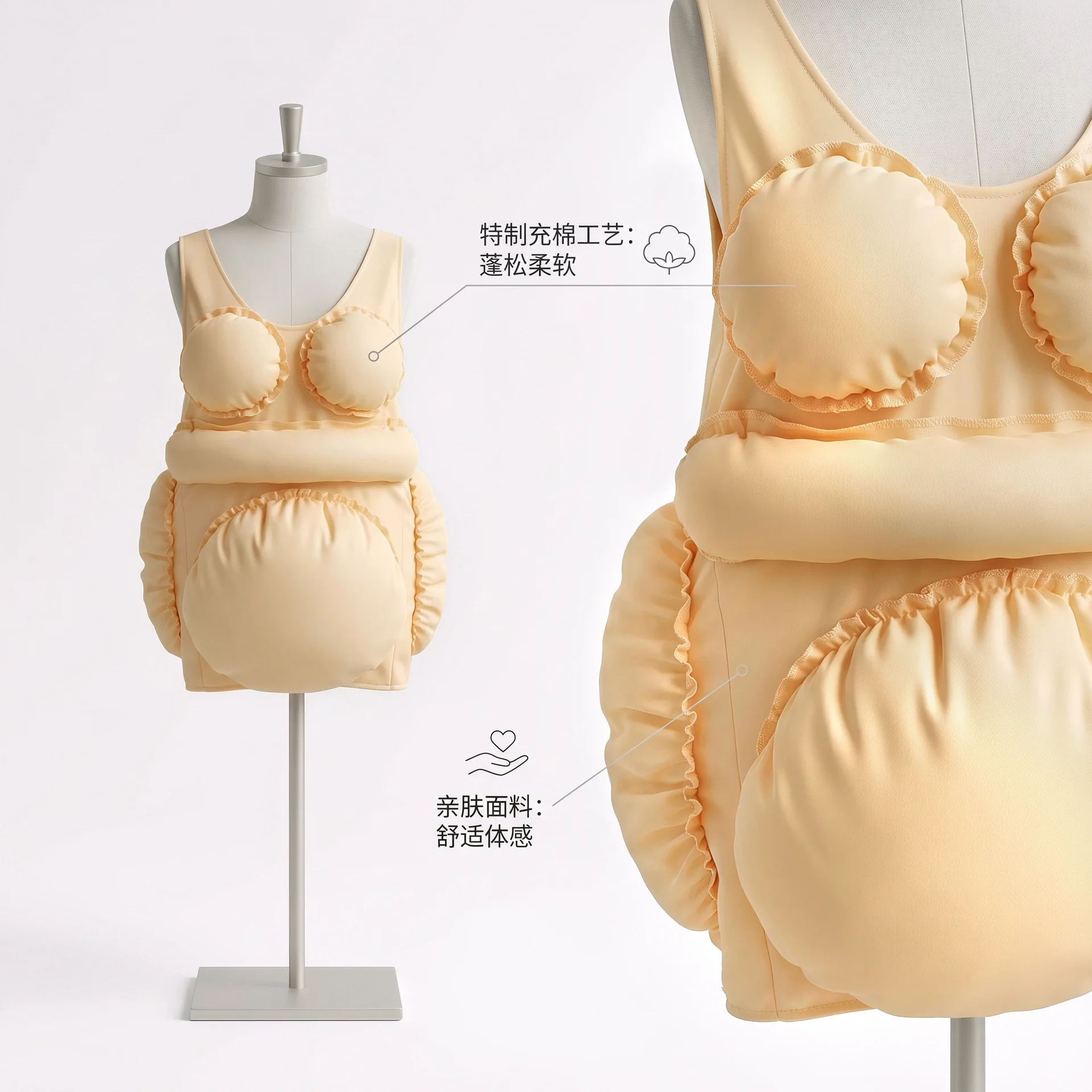 성인용 재미있는 코스프레 의상, 가짜 엉덩이와 배 의상 - Anime Cosplay Pregnant 리뷰 및 가격