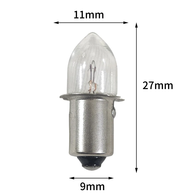 Bombillas Base P13.5S linterna de estilo antiguo, 2,4 V, 3,6 V, 4,8 V, 6V, 7,2 V, 0.4A, 0.5A, 0.75A, lámpara de trabajo