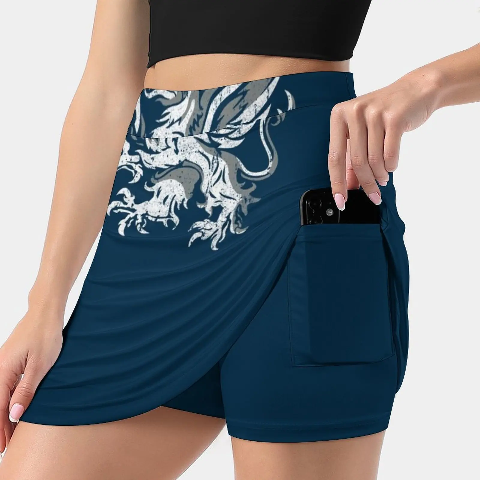 Grey Warden Sigil Women's skirt Mini Skirts A Line Skirt With Hide Pocket Video Game Gaming Game Gamer Playstation Ps4