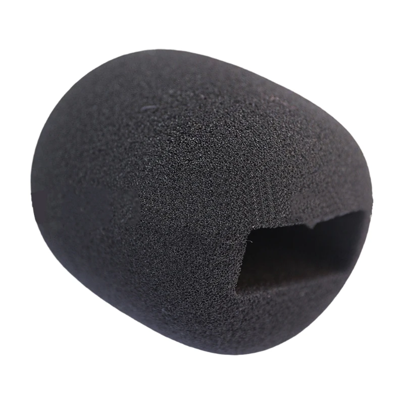 ميكروفون ذو طية صدر السترة ملحق إسفنجي مقاوم للرياح للتسجيل الواضح