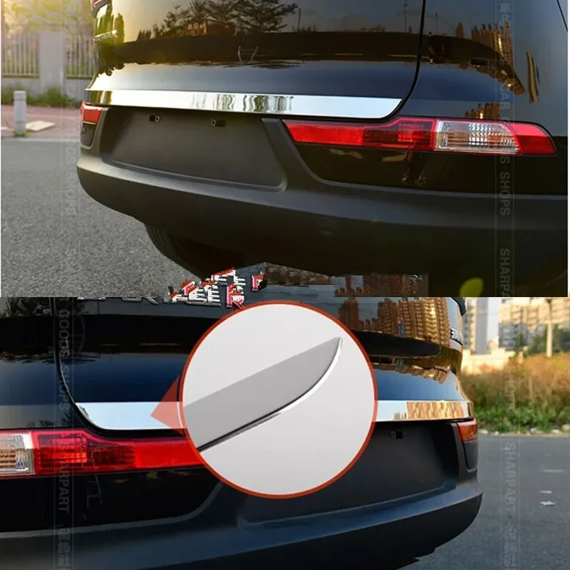 For 2011 2012 20132014 2015 Kia Sportager Accessories Made Of High Quality Stainless Steel Trunk Trunk Lid Trim Decorati F