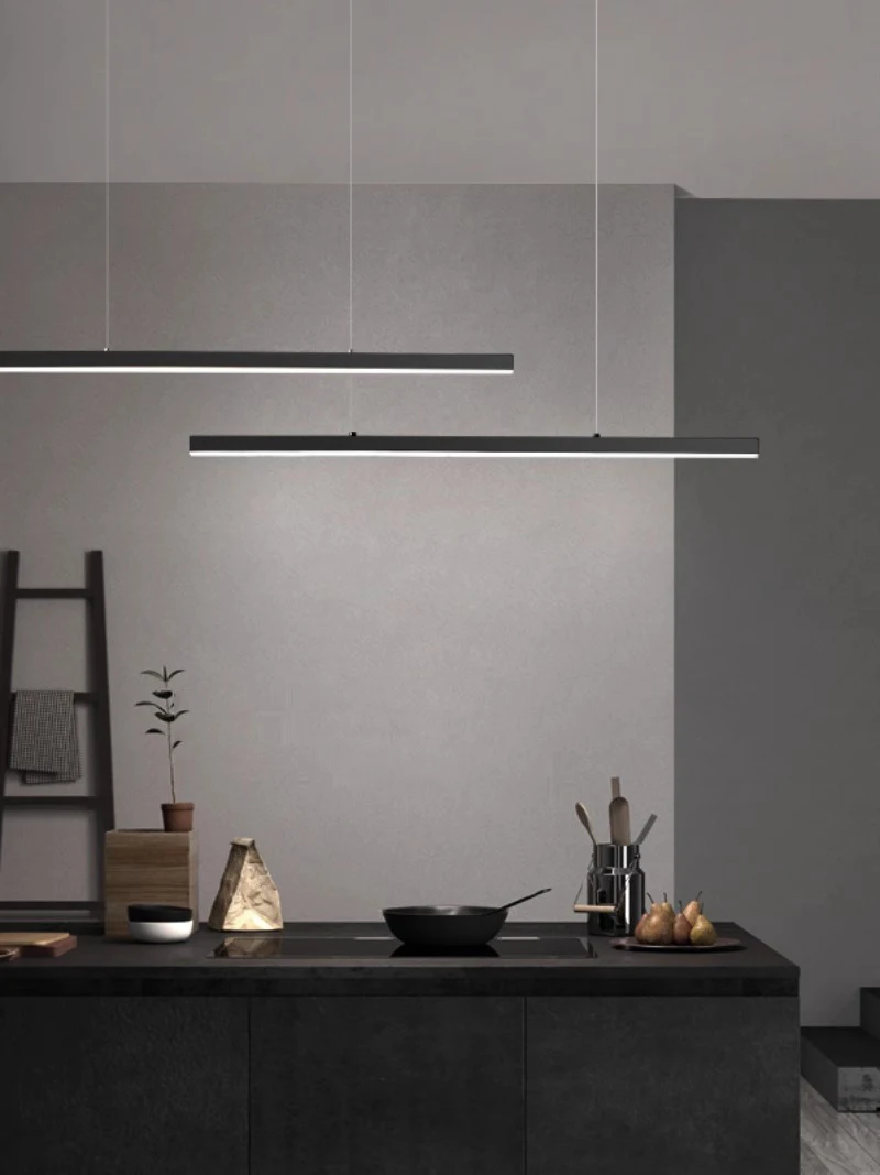 Plafonnier LED suspendu au design moderne, éclairage d'intérieur, luminaire décoratif de plafond, idéal pour une salle à manger