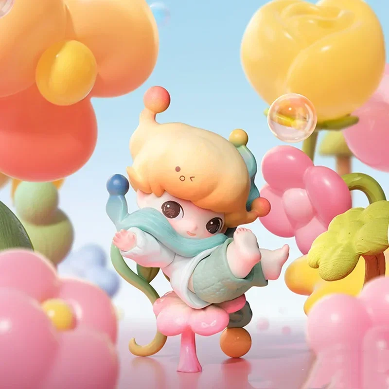 

POPMART DIMOO MOMENTS IN BLOOM Series Blind Box Guess Bag Mystery Box Toys Doll Cute Anime Figure Desktop Ornaments Collection