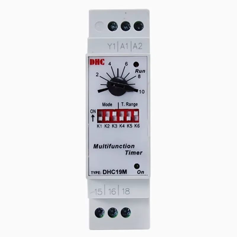 DHC19M multifunctional time relay rail electronic type