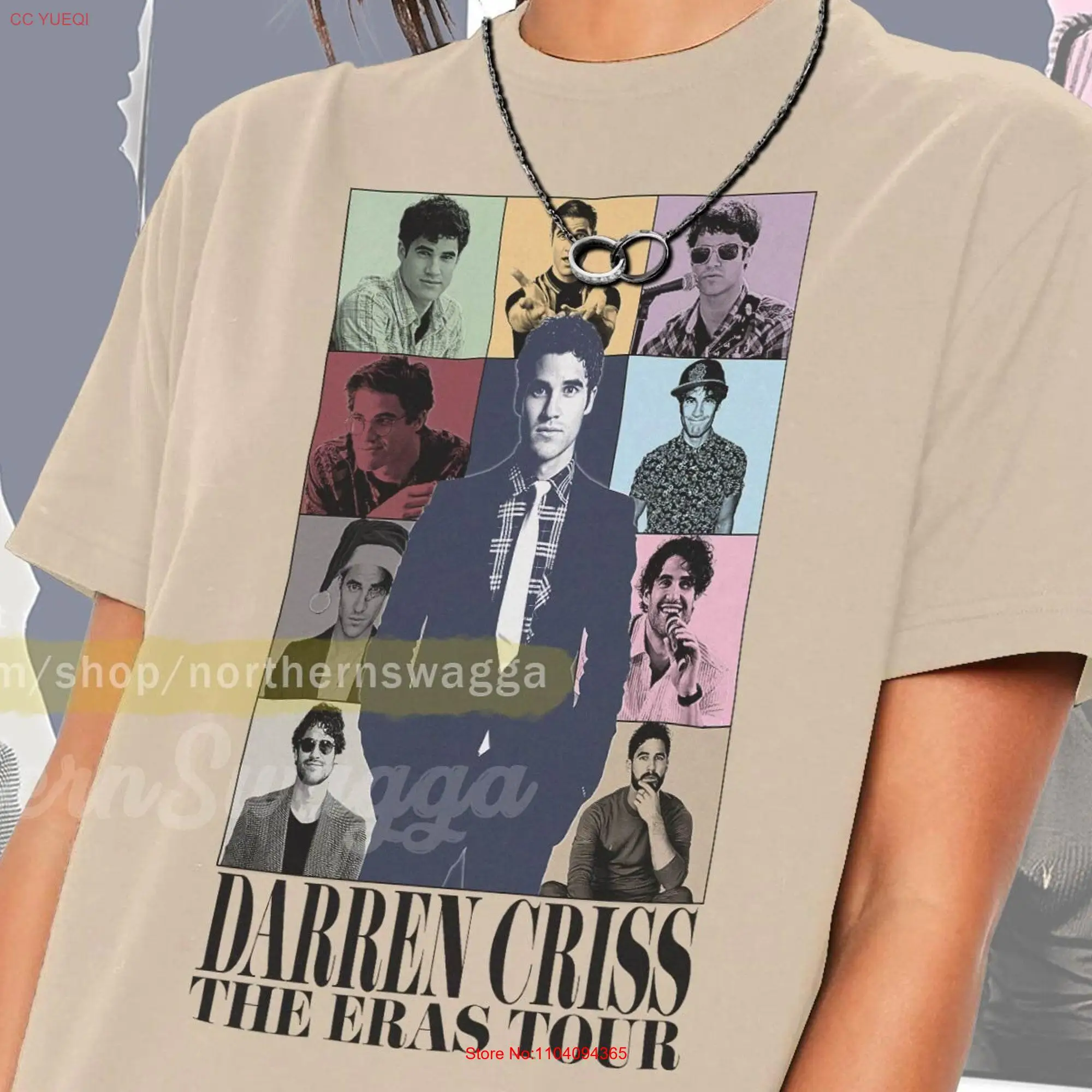 Darren criss tour shirt cool fan art t 90s poster 557 tee long or short sleeves