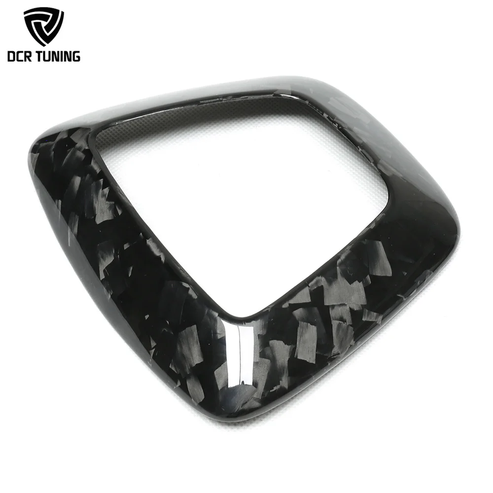 Forged Dry Carbon Fiber Lightweight Sports Steering Wheel Top Cover for Tesla Model 3/Y Juniper Stick-On Interior