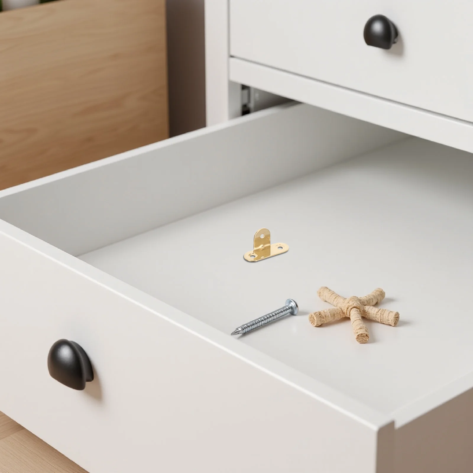 

10Pcs Thickened Corner Connector Brackets Heavy Duty Right Angle Furniture Fixing Angle Bracket Corner Fastener Shelf Cabinet