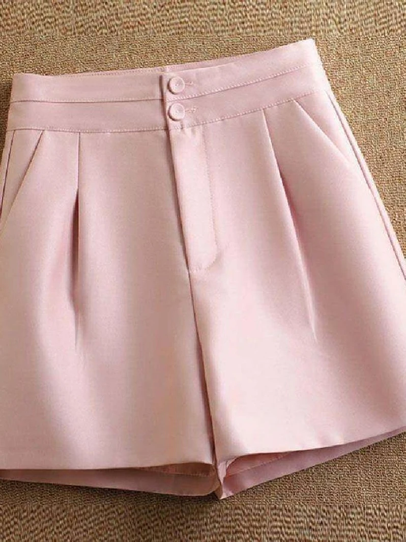 pantaloni-corti-da-donna-a-vita-alta-nuovi-per-l'estate-slim-fit-sottili-casual-larghi-alla-moda-con-tasche-stile-coreano