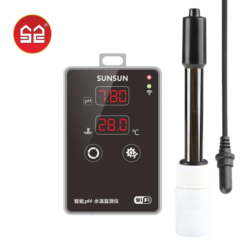 Sunsun fish tank PH test pen tester aquarium PH value pH meter thermometer APH-300