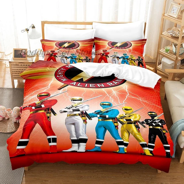 Power ranger blanket set deals