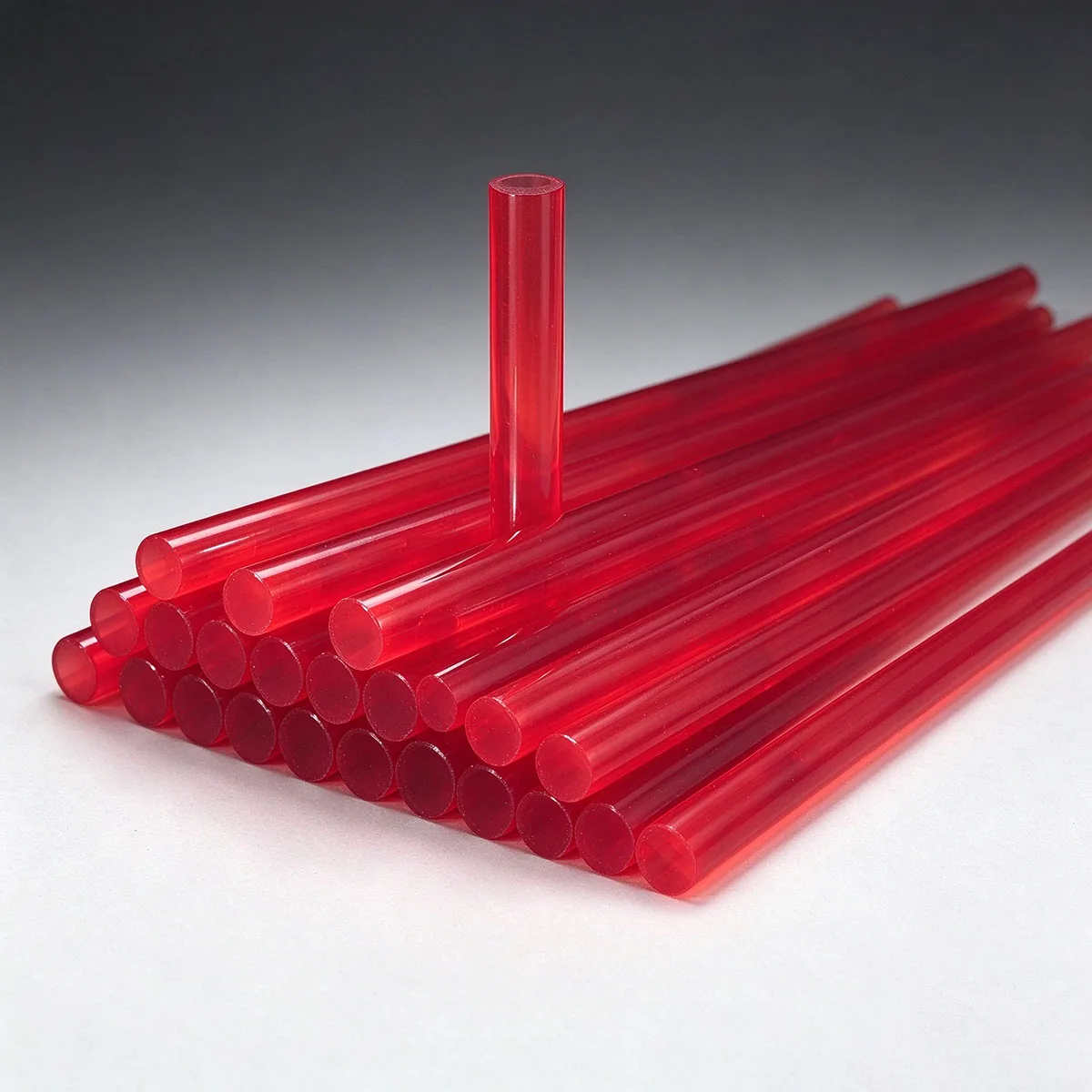 7mm Transparent Blood Red Ceramic Wax Glue Stick for Wax Seal Stamp Art Journal DIY Craft