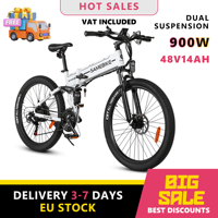 SAMEBIKE LO26-II Folding Electric Bike 26“ E-Bike 48V/14Ah 900W E Mountain Bike Adults Men Women Hydraulic Brake, 21 Speed