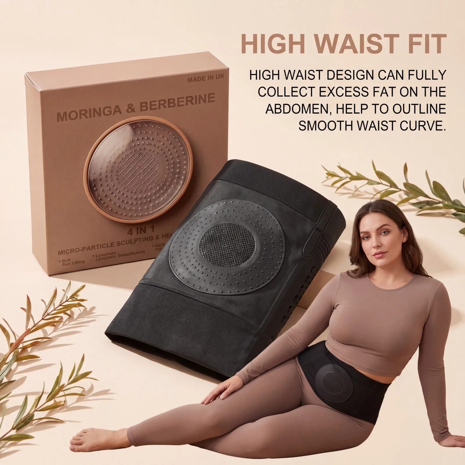 Honeycomb Tummy Control Pants High Waist Nylon Seamless Waist Trimming Slimming Breathable Skin-friendly Women Daily image 2