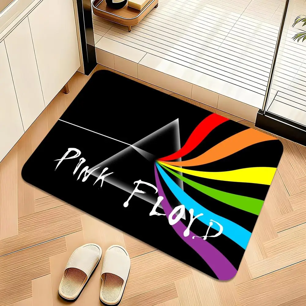 Rock Band P-PinK F-Floyd Floor Mat Welcome Mat Entrance Doormat Balcony Bathroom Floor Mats Non-slip Rug Bedroom Carpet