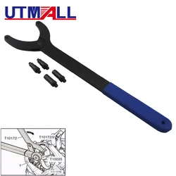 Timing Belt Change Tool Against Timing Pulley Holder Tool  for  VW Golf VAG 3036 T10172