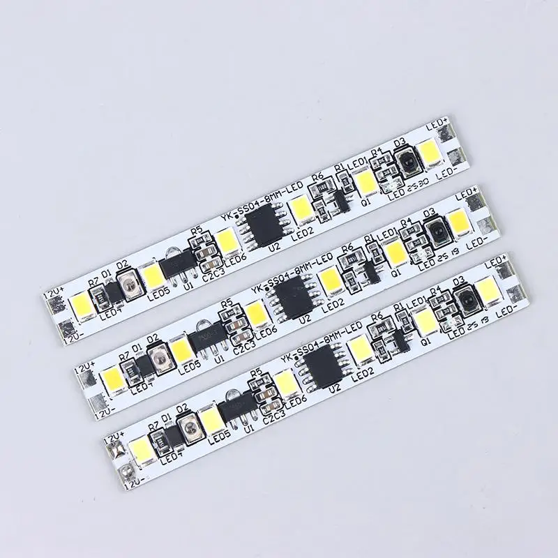 12 فولت لا المنطقة المظلمة الاجتياح الاستشعار اليد الاجتياح التبديل اليد موجة مسح مستشعر الأشعة تحت الحمراء التبديل تشغيل/إيقاف DIY LED خزانة إضاءة الخزانة/خزانة الملابس #5