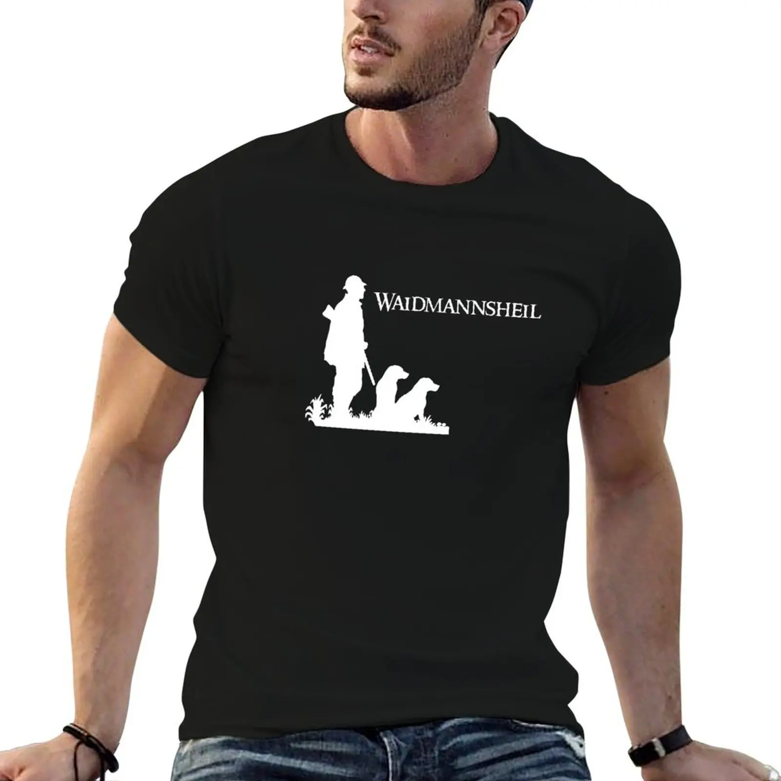 

Waidmannsheil - hunts motif with hunters & dogs T-Shirt graphic t shirts for man t shirt man plain T-Shirt