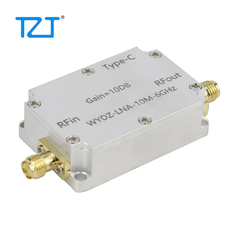TZT 10M-6GHz 高平坦性低ノイズアンプ LNA ゲイン 10DB RF 信号駆動受信機フロントエンド
