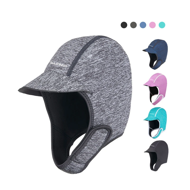 2mm Warm Diving Cap Cold Protection Diving Head Cover Sun Protection Quick Drying Sun Hat Surfing Snorkeling Winter Swimming Cap