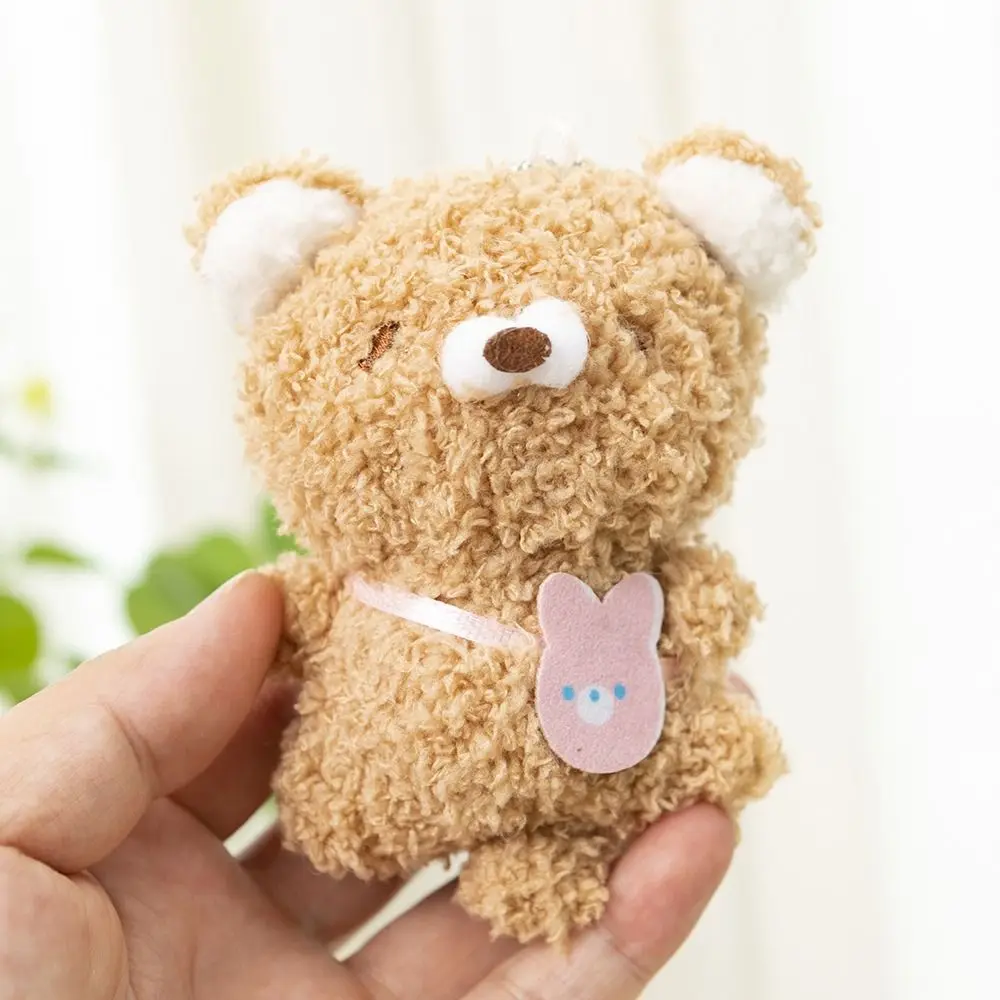 Accessorio da appendere Portachiavi di pulcino di peluche ripiene Portachiavi di peluche di pinguino animale morbido Kawaii Simpatico pinguino di peluche Ciondolo per bambola unisex