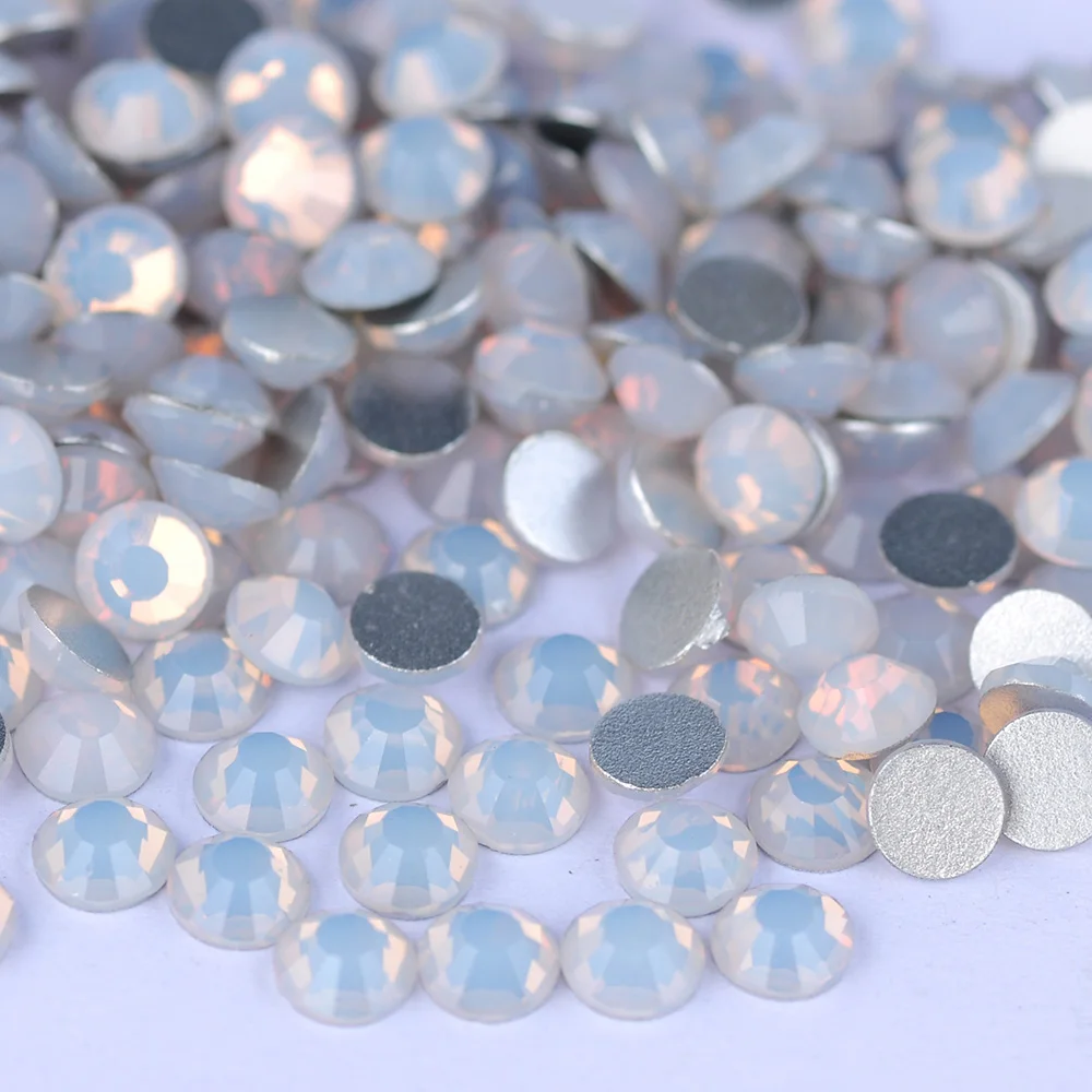 Opal SS3-SS30 Nicht-Hotfix Glas-Strasssteine Kristall-Flatback-Steine Diamant Nagelkunst DIY Handwerk Kleidungszubehör – Detail 4