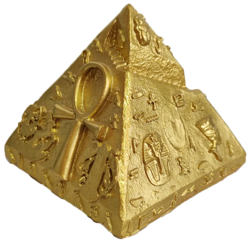 7.5×7.5×7.5cm Egyptian Khufu Pyramid Sand Table Accessories Mausoleum Building Model Home Decoration for Living Room Decore - Image 6