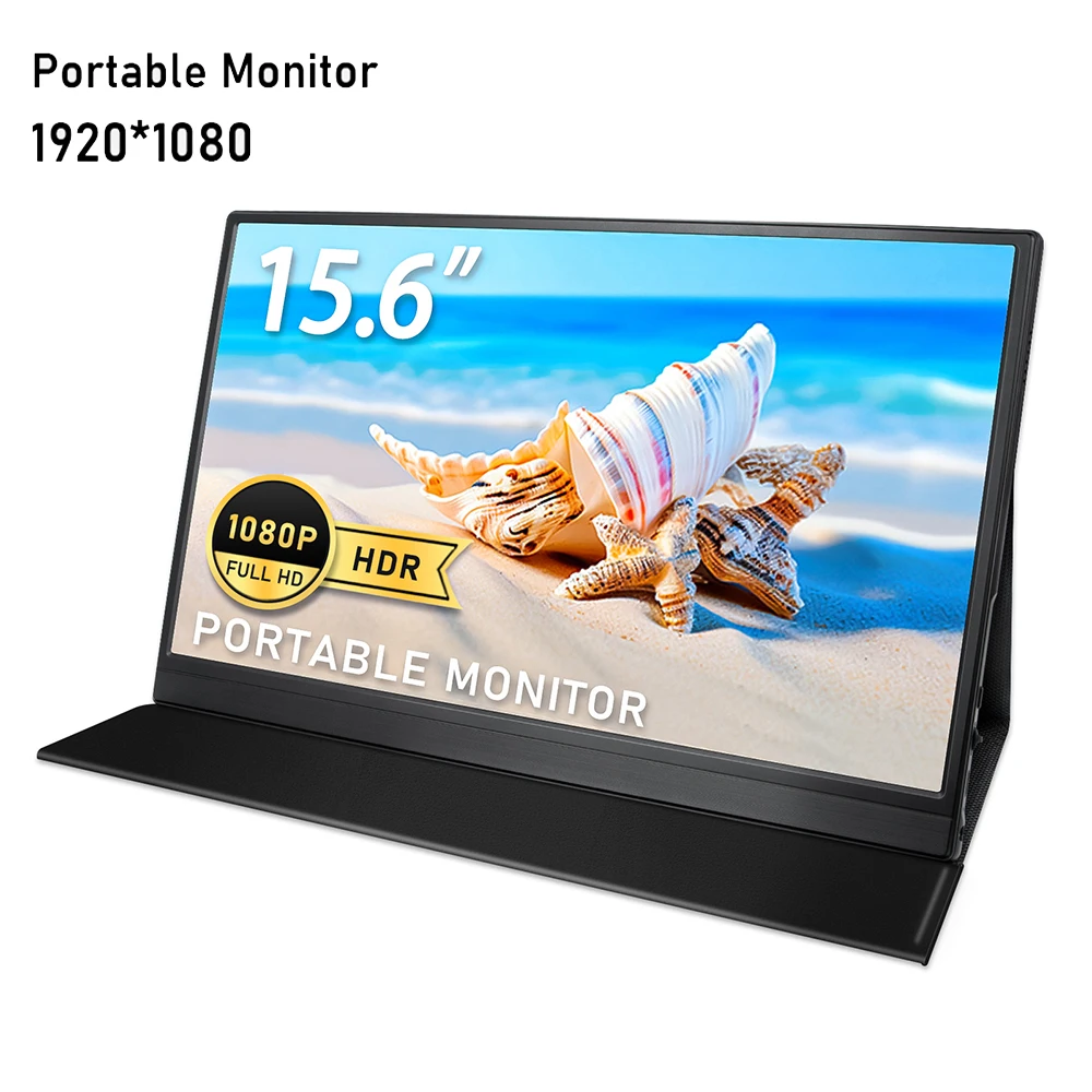 

15.6 Inch Portable Monitor 1080P Full HDR IPS Gaming Extended Display Laptop Second Screen for Switch PS4 Xbox HDMI-Compatible