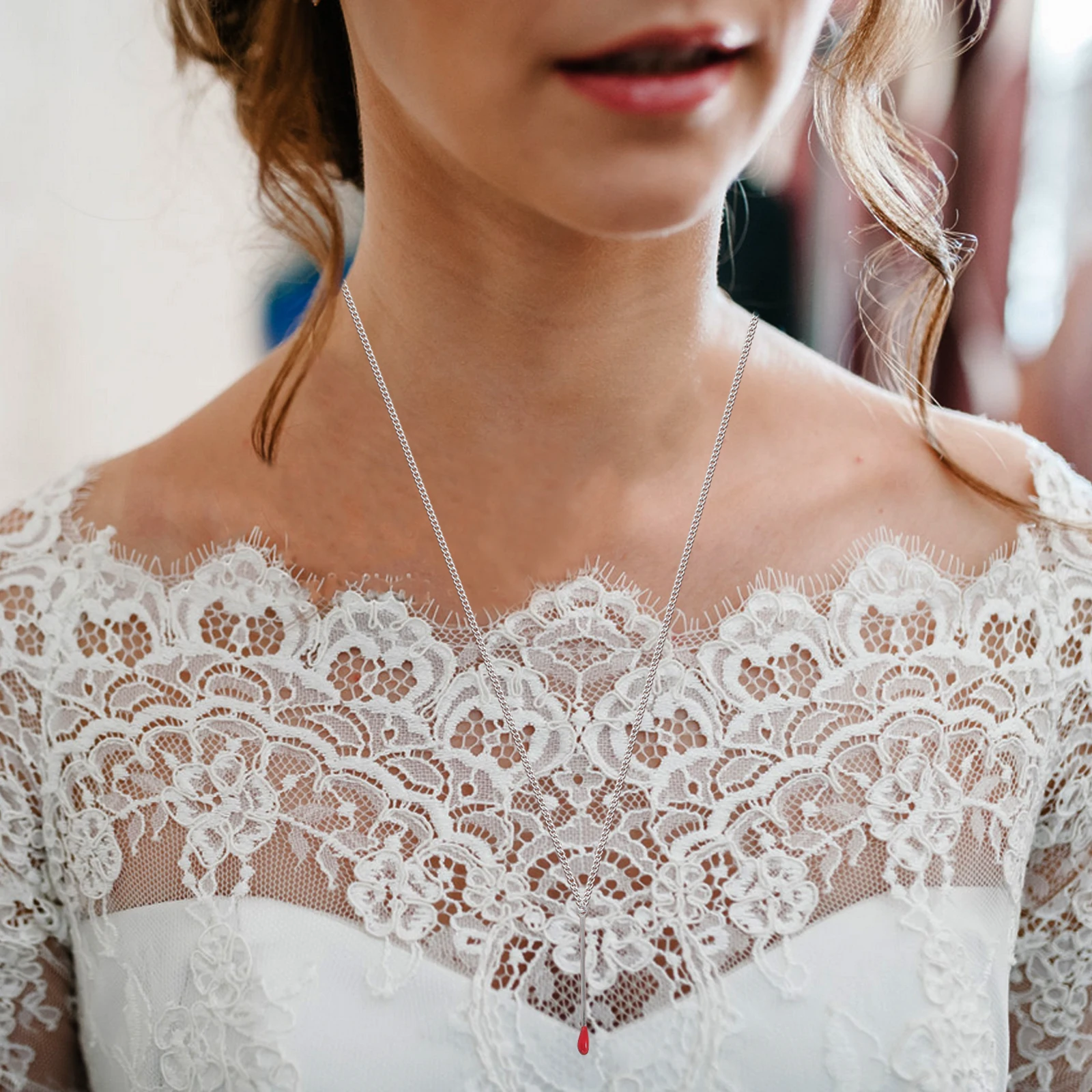 

Match Jewelry Set Novelty Earrings Amusing Necklace Matchstick Party Favors Alloy Silly Miss