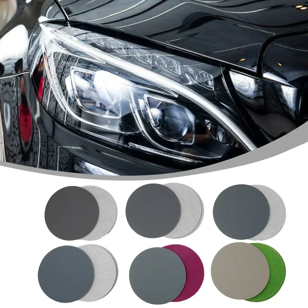 25/30/45/60pcs Round Wet Sanding Sheet Dry Polishing Sandpaper For Restoration Accessories Sanding Discs Paper 600-10000Grit