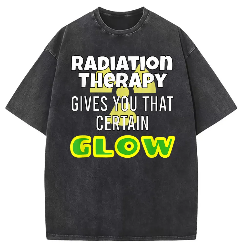 Funny Radiation Therapy Glow Men Joke T-shirts Premium Birthday Gifts Tshirts Unisex Long Sleeve Sweatshirts 2023 Fashion Tshirt