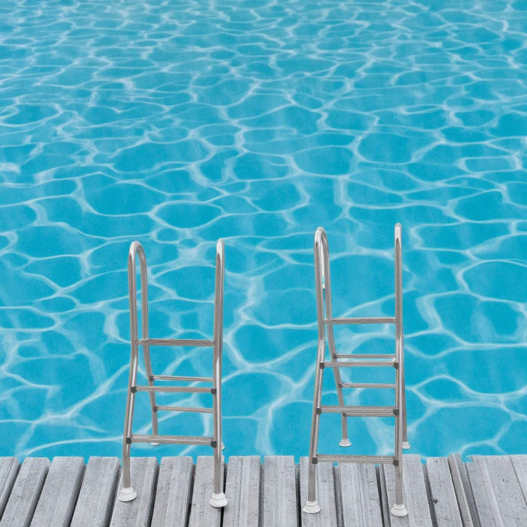 2026 Escalera De Piscina سلم أمان لحمام السباحة مزدوج الجانب #6