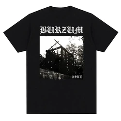 Vintage Metal Band Burzums Album Cover Print Music T Shirt Men Women Fashion Casual Short Sleeve Plus Size T Shirt Unisex 62482