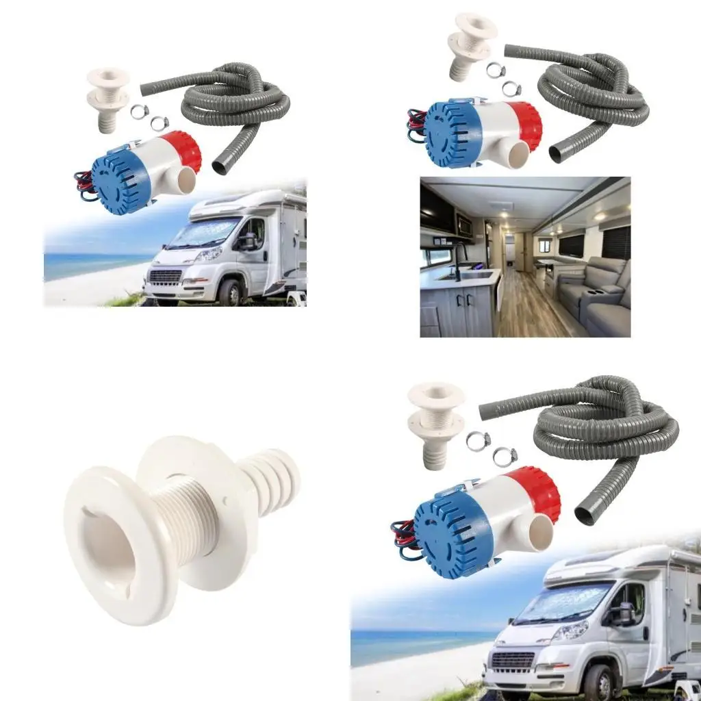 

02DE Гибкий комплект для сантехнического сантехнического насоса ПВХ включает в себя 2 зажима шланга и фитинг для корпуса Yachts