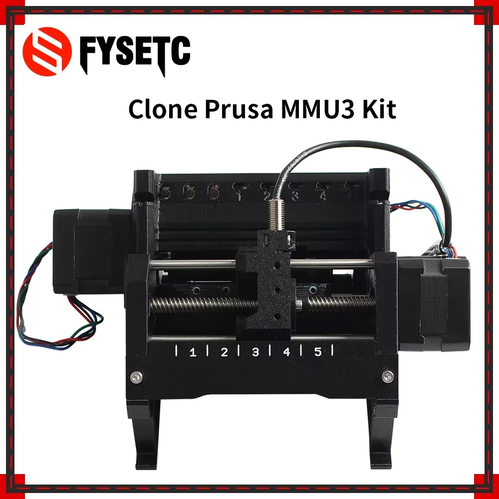 

Clone Prusa MMU3 Kit MMU for Prusa i3 MK3/MK3S/MK3S+/MK4 MMU Multi Material Multicolor Printing Control Board for 3D Printer Par