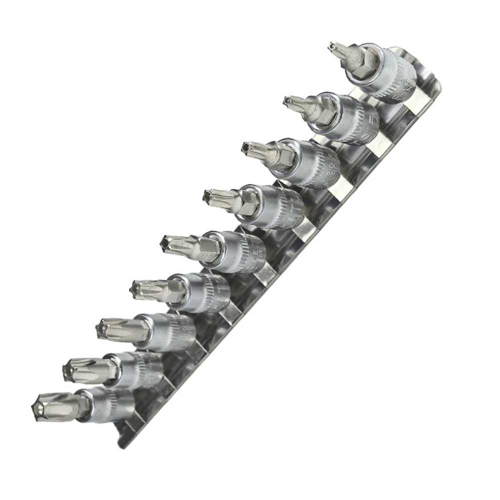 9 teile/satz 5 Punkt Stern Torx-schraubendreher Bit 1/4 Zoll Stick Buchse Pentalobe TS10 TS15 TS20 TS25 TS27 TS30 TS40 TS45 TS50 Hand Werkzeug – Detail 7