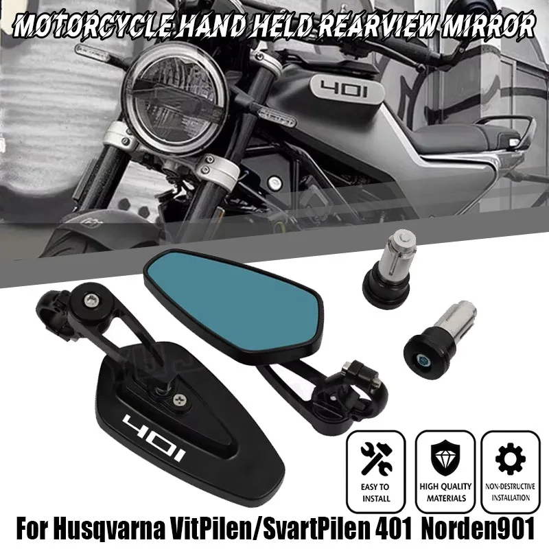 

Зеркала заднего вида на руль для мотоциклов Husqvarna VitPilen401, SvartPilen 401, Norden901, аксессуары для мотоциклов