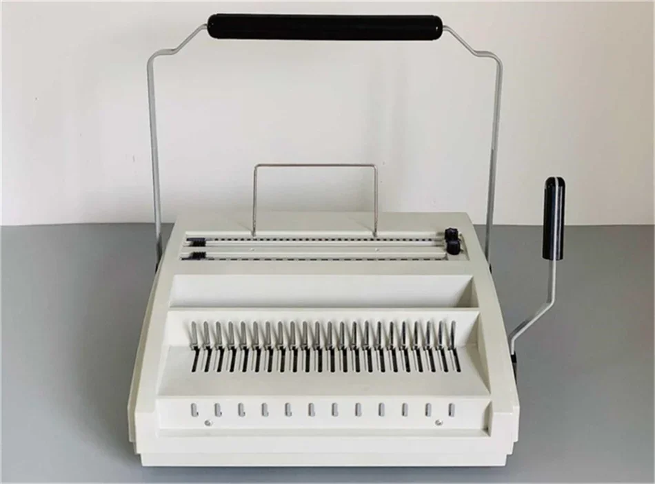 

SG-ST870 A4 Size Manual Book Binding Machine Desktop Paper Punching and Binding Machine Multi-functional Book Binder