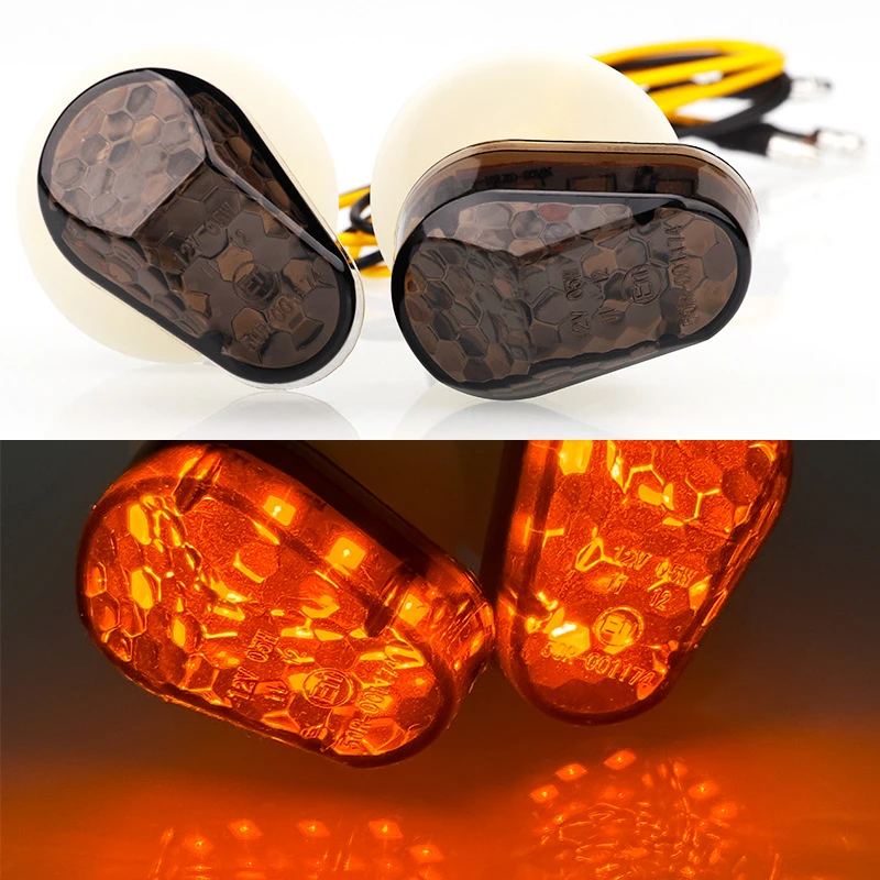 Flush Mount LED Indicator Light Moto Flashing for Yamaha YZF R1 R6 YZF R6S FZ1S FAZER 1000 FZ6S FAZER 600 Motorcycle Turn Signal