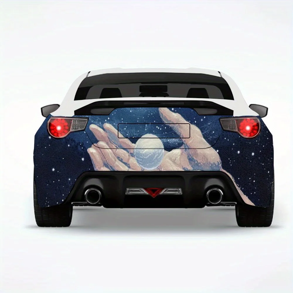 

Hands Holding Star Car StickerVinyl Decal for Car Rear, Waterproof Self-Adhesive Vinyl Stickers for Vehicle Tail & Bumper, Decor
