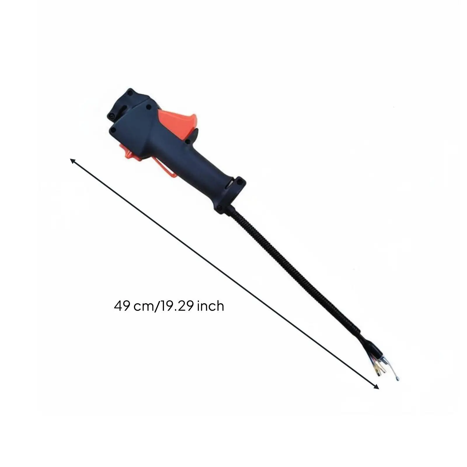Lawn Mower Switch Seamless Speed Adjustment Throttle Switch Brush Cutter Handle for Heavy Duty Landscaping view 2