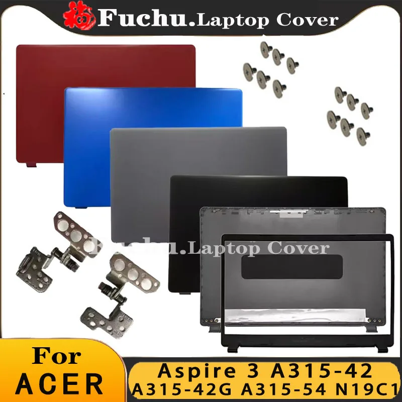 dobradicas da moldura frontal para acer aspire tampa traseira lcd a31542 a315 42g a31554 a315 54k a315 56 n19c1 novo 01