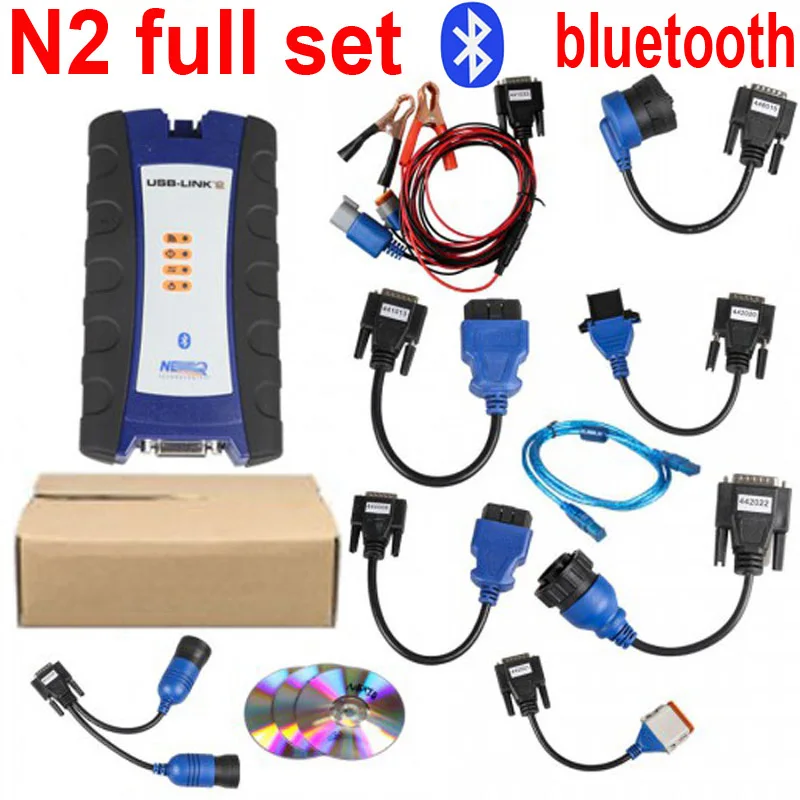 

NEXIQ2 Интерфейс дизельного грузовика USB Link 2 125032 Диагностика с программным обеспечением Bluetooth для диагностического инструмента сканера Heavy Duty Truck