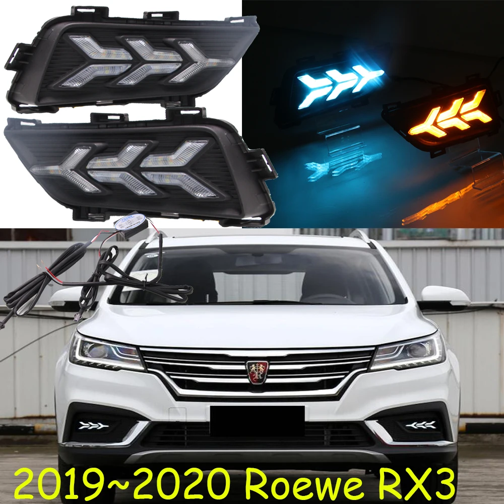 

2019 ~ 2020 год для Roewe RX3 дневные фары автомобильные аксессуары светодиодные DRL фары для Roewe RX3 противотуманные фары