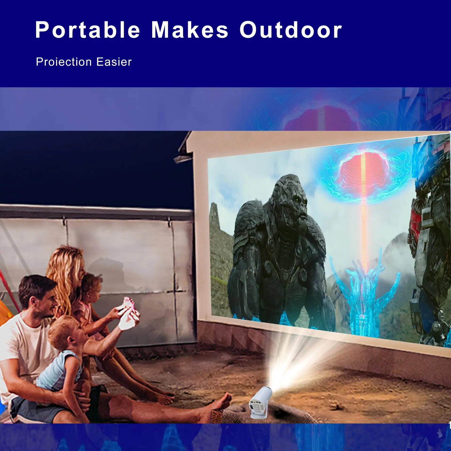 Video Projector Newest Smart Home Theater Projecteur Portable Auto HD Proyector Mini Projector