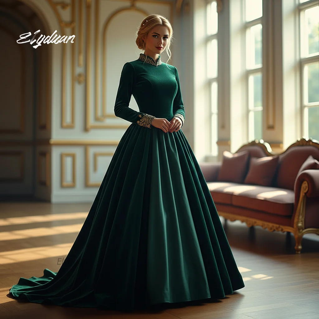 Vintage High Collar…