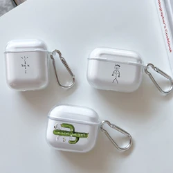 Soft Case for Apple Airpods 2 1 Earphone Cases With Hook Astroworld Travis Scott For Airpod Pro 3 Pro2 Clear Protective Covers